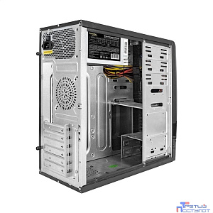 Exegate EX299337RUS Корпус Miditower ExeGate UN-604-UNS350 (ATX, БП UNS350 с вент. 12см, 2*USB+2*USB3.0, аудио, черный)