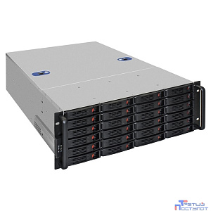 Exegate EX292550RUS Серверный корпус ExeGate Pro 4U660-HS24 <RM 19", высота 4U, глубина 660, БП 500ADS, 24xHotSwap, USB>