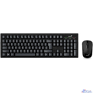 Комплект кл-ра+мышь беспроводной Genius KM-8101 black (31340014402)