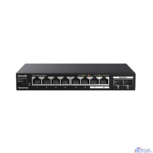 TENDA TEM2010X 8-Портовый коммутатор Ethernet 2.5G с 2 портами 10G SFP+