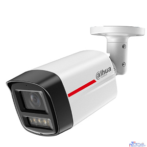 DAHUA DH-IPC-HFW2449TLP-S-LED-0360B-PRO Уличная цилиндрическая IP-видеокамера WizColor 4Мп, 1/1.8” CMOS, объектив 3.6мм, видеоаналитика, микрофон, LED 50м, IP67, металл
