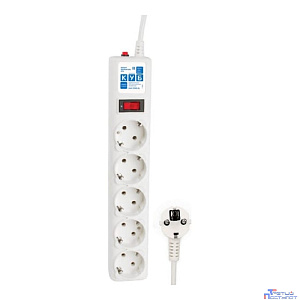 PowerCube Сетевой фильтр 1.9м 5 розеток (SPG-B-6-WHITE), белый