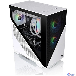 Корпус Thermaltake Divider 170 TG ARGB Snow/White CA-1S4-00S6WN-00 /Win/SPCC/Tempered Glass*1/120mm ARGB PWM Fan*2