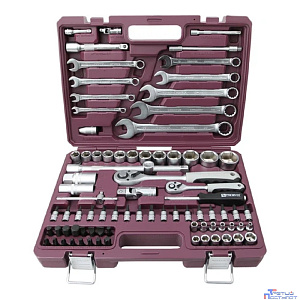 Thorvik TS082 Набор инструмента универсальный 1/4", 1/2"DR, 82 предмета