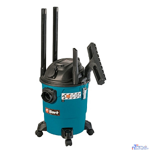 Bort Пылесос для сухой и влажной уборки  BSS-1220-P [93417449] { 1200 Вт, вместимость 20 л, 67 л/сек, 6,6 кг, набор аксессуаров 8 шт }