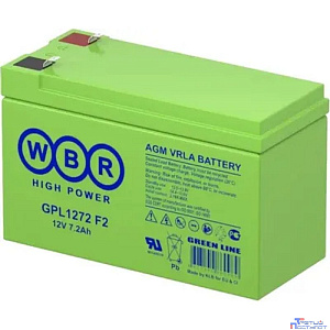 WBR Батарея GPL1272 F2 (12V/7,2Ah)