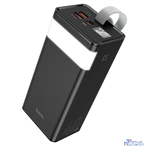 Hoco J86 Портативный аккумулятор, 40000mAh, 3A, черный  (59214)