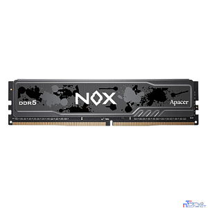 Оперативная память Apacer  DDR5  32GB  5200MHz DIMM NOX Black Gaming Memory (PC5-41600) CL40 1.25V (Retail) 2048*8  Heat Sink (Retail) 3 years (AH5U32G52C522MBAA-1)