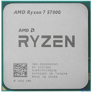 CPU AMD Ryzen 7 5700G OEM (100-000000263){3,80GHz, Turbo 4,60GHz, Vega 8 AM4}