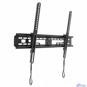 Kromax FLAT-2 new black, наст. для TV 32"-90", max 65 кг, 1 ст св., нак. +3°-10°, от ст. 42 мм, max VESA 600x400 мм.