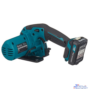 Makita HS301DWAE Пила дисковая аккумуляторная [HS301DWAE] {10.8В,2х2Ач Li-ion(слайдер),1500об\м,диск-ф85мм,рез-25.5мм,1.6кг,чем}