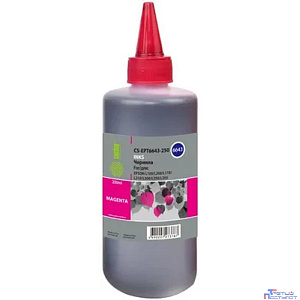CACTUS Чернила CS-EPT6643-250 пурпурный 250мл для Epson L100/L110/L120/L132/L200/L210/L222/L300/L312/L350/L355/L362/L366/L456/L550/L555/L566/L1300