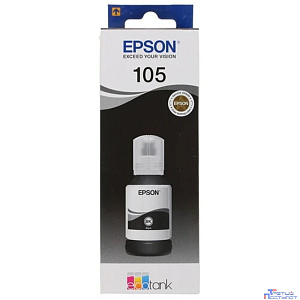 EPSON C13T00Q140  Контейнер 105  с черными пигментными чернилами для L7160/7180, 140 мл