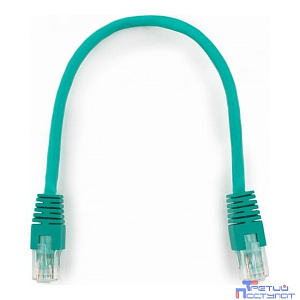 Патч-корд UTP Cablexpert PP6U-0.25M/G кат.6, 0.25м, литой, многожильный (зелёный)