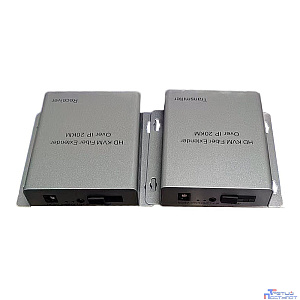 ORIENT VE065F, HDMI Fiber IP KVM Extender (Tx+Rx), HDMI+USB удлинитель до 20 км по оптическому кабелю, HDMI 1.4, 1080p@60Hz, (33327)