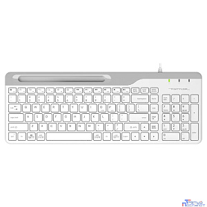 Клавиатура A4Tech Fstyler FK25 белый/серый USB slim [1530217]