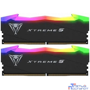 Память DDR5 2x16Gb 7600MHz Patriot PVXR532G76C36K Viper XTREME RGB RTL Gaming PC5-60800 CL36 DIMM 288-pin 1.45В с радиатором Ret