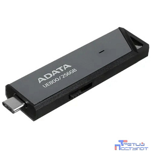 A-DATA Flash Drive 256GB USB (Type-C) A-Data UE800 USB3.2 серебристый [aeli-ue800-256g-csg]