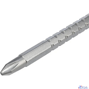 Rexant (12-4745) Отвертка реверсивная комбинированная, трехкомпонентная рукоятка, двухсторонний стержень 120мм (крестовая PH2, шлицевая SL6)