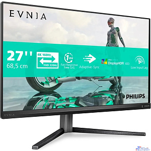 LCD PHILIPS 27" 27M2N3800A {IPS 3840x2160 160Hz / 1920x1080 320Hz 5ms 1000cd 2xHDMI DIsplayPort 2x2W HDR400 Internal VESA}