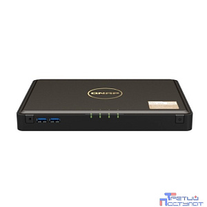 Сетевое хранилище без дисков/ SMB QNAP TBS-464-8G NAS  4-bay M.2 NVMe, Intel Celeron N5105 4-core/4-thread 2.0-2.9 GHz, 8 GB DDR4, 2 x 2.5 GbE, 2xUSB 3.2 Gen 1 port, 3xUSB 2.0 port, 2xHDMI Output