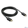 Кабель аудио-видео Buro V.1.2 DisplayPort (m)/DisplayPort (m) 2м. позолоч.конт. черный (BHP DPP_1.2-2)