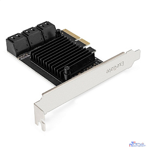 Exegate EX296207RUS Контроллер ExeGate EXE-516 (PCI-E x4 v3.0, SATA3 6Gb/s, 6 int, ASMedia Chipset ASM1166)