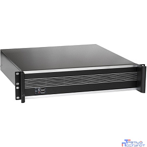 Exegate EX293330RUS Серверный корпус ExeGate Pro 2U450-09 <RM 19", высота 2U, глубина 450, БП 1100ADS, 2*USB>