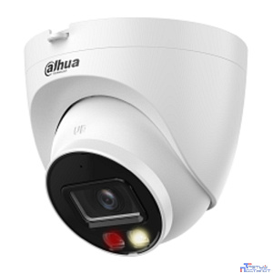 DAHUA DH-IPC-HDW2249TP-S-PV-0280B Уличная турельная IP-видеокамера SmartDualLight 2Мп, 1/2.8” CMOS, объектив 2.8мм, видеоаналитика, микрофон+динамик, ИК 30м, LED 30м, IP67, металл