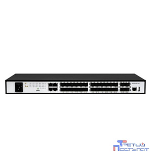 SNR SNR-S5210G-24FX Управляемый коммутатор уровня 2+, 20 портов 100/1000Base-X SFP, 4 Combo порта GE, 4 порта 1/10G SFP+