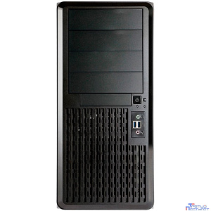 BigTower InWin PE689BL USB3.0*2+A(HD)+fron fan 120mm*1+rear fan 120mm*1+ 2*2SATA+1*1SATA+Intrusion Switch/ holes for SL20” RACKMOUNT  w/o PSU [6141921]