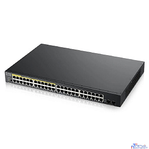 Zyxel GS190048HPV2-EU0101F Smart L2 PoE + switch, rack 19 ", 48xGE (24xPoE +), 2xSFP, PoE budget 170 W