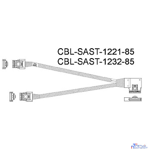 Кабель/ 22 NVMe Cables Kit for X12 Ultra 220U-TNR w/o NIC UIO,Ro