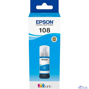 EPSON C13T09C24A Картридж 108 EcoTank Ink для Epson L8050/L18050, Cyan 70ml