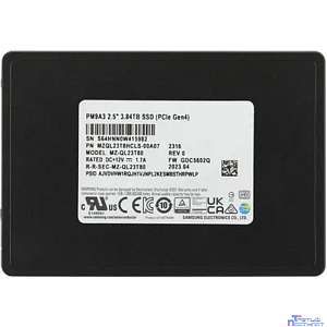 Samsung SSD 3840Gb PM9A3 NVMe MZQL23T8HCLS-00A07