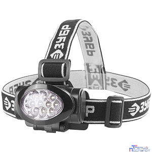 Фонарь ЗУБР "МАСТЕР" налобный светодиодный, 10Ultra LED, матричный рефлектор, 3 режима, 3ААА [56438]