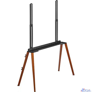 Подставка для телевизора Cactus CS-ST3646BKWN черный/орех 49"-75" макс.40кг напольный
