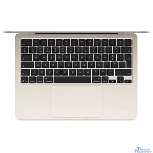 Apple MacBook Air 13-inch 2025 [MW103HN/A] (КЛАВ.РУС.ГРАВ.) Starlight 13.6" Liquid Retina {(2560x1600) M4 10C CPU 10C GPU/16GB/512GB SSD/рекоменд.переходник 11007065} (A3240)