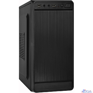 Exegate EX299191RUS Корпус Minitower ExeGate BAA-108-UNS400 (mATX, БП UNS400 с вент. 12см, 2*USB, аудио, черный)