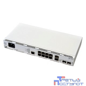 ELTEX MES2308R Ethernet-коммутатор 8 портов 10/100/1000 Base-T, 2 комбо-порта 10/100/1000 Base-T/100/1000 Base-X (SFP), L3, 220V AC
