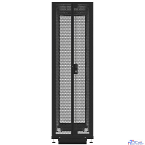 Шкаф напольный 19", 42U Filum FL-DC-426107P2P2M-BK DATA CENTRE (ШхГхВ) 600x1070x2020 мм, двери: перфорированная/распашная перфорированная, цвет черный