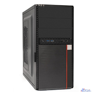 Exegate EX284039RUS Корпус Minitower BA-204U Black, mATX, <без БП>, 2*USB+2*USB3.0, Audio