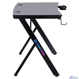 Игровой компьютерный стол AroX подвес кружк+гарн,черн,МДФ,RGB DEFENDER (64076)