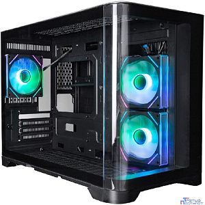 1STPLAYER UVIEW UV6 ARGB Black / mATX / 3x120mm ARGB fans / UV6-BK-2FC7R-1FC7