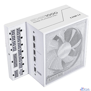 Lian Li  Блок питания  EG1000 / White / ATX 3.1, 1000W, 80 PLUS Platinum, PCIe 5.1, APFC, USB HUB, 120mm FDB Fan, Fully Modular / G9P.EG1000.WE00.RU