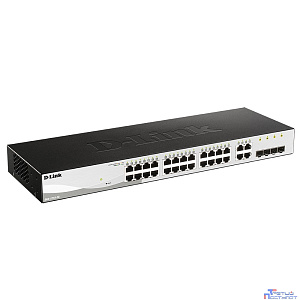 D-Link DGS-1210-28/FL1A Управляемый L2 коммутатор с 24 портами 10/100/1000Base-T и 4 комбо-портами 100/1000Base-T/SFP