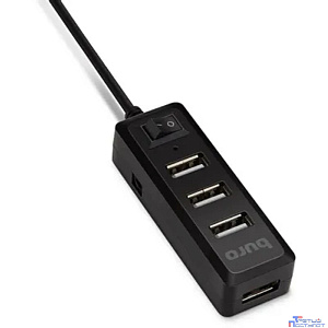 Разветвитель USB 2.0 Buro BU-HUB4-0.5L-U2.0