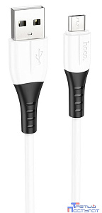HOCO HC-68568 X82/ USB кабель Micro/ 1m/ 2,4A/ Силикон/ White