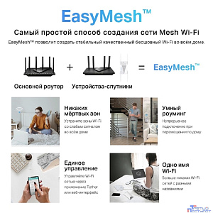 TP-Link Archer C6 Двухдиапазонный гигабитный роутер Wi-Fi AC1200/AC1300 с поддержкой Mesh и MU-MIMO