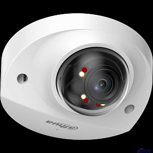 DAHUA DH-IPC-HDBW2249FP-AS-IL-0360B Уличная мини-купольная IP-видеокамера SmartDualLight 2Мп, 1/2.8” CMOS, объектив 3.6мм, видеоаналитика, микрофон, ИК 30м, LED 30м, IP67, IK10, металл